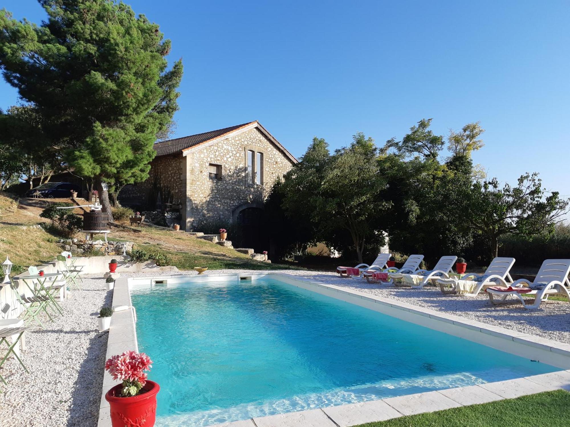 Bed and Breakfast Chez Geraldine à Montels  Extérieur photo